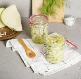 Hausgemachtes Sauerkraut