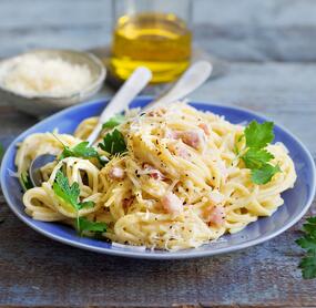 Spaghetti alla Carbonara nach italienischem Originalrezept