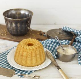 Kartoffelpudding aus der Wasserbadform