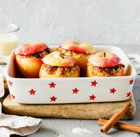 Bratäpfel mit Vanillesoße