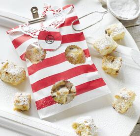 Weihnachtsplätzchen backen: Stollen-Brocken
