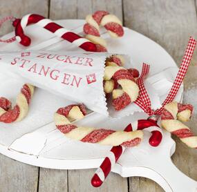 Süße Zuckerstangen