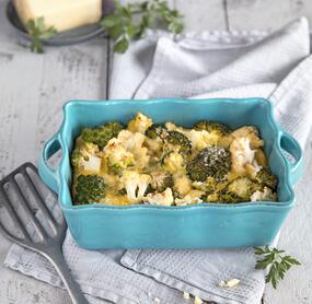 Gemüseauflauf mit Eiern