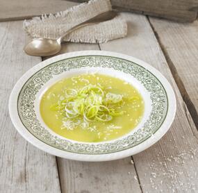 Kartoffelsuppe mit Porree