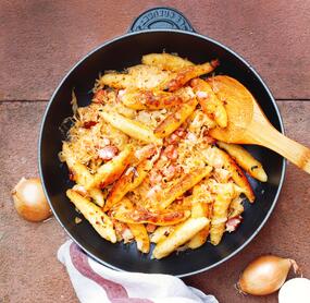 Schupfnudeln mit Sauerkraut