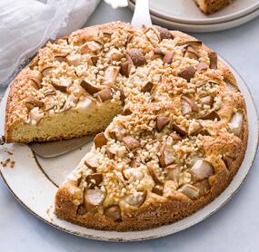 Versunkener Birnenkuchen