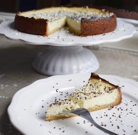 Ricotta-Cheesecake mit Amaretto