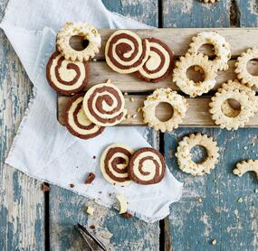 Haselnusskringel mit Krokant