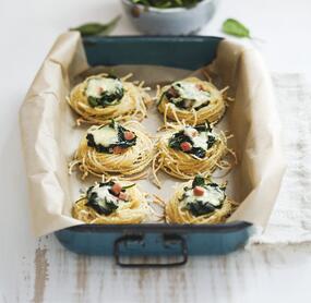 Spinat-Spaghettinester