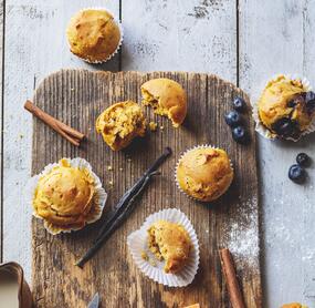 Vegane Süßkartoffel-Muffins mit Zimt