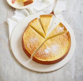Einfacher Risottokuchen mit Zitrusfrüchtekompott