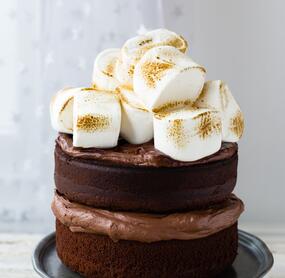 Marshmallow-Schokoladen-Kuchen