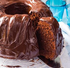 Schokoladen-Ganache-Kuchen