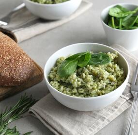 Risotto mit Babyspinat