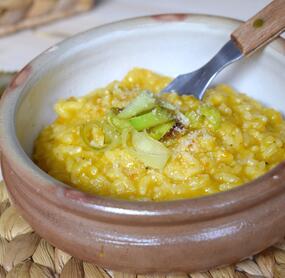 Cremiges Kürbisrisotto