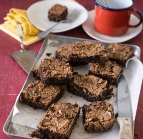 Saftige Brownies mit Walnüssen