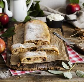 Warmer Apfelstrudel