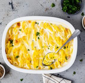 Klassisches Kartoffelgratin