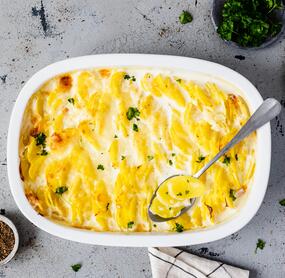Klassisches Kartoffelgratin