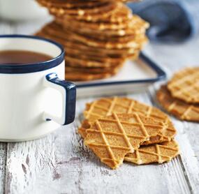 Kleine Knusperwaffeln