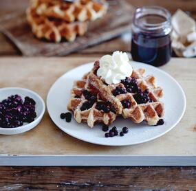 Himmlische Winterwaffeln mit Vanille
