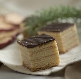 Baumkuchen-Würfelchen