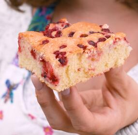 Johannisbeer-Blechkuchen aus 8 Zutaten