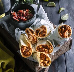 Burrito mit Salsa "Pico de Gallo"