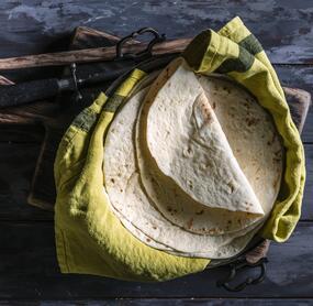 Weizen-Tortillafladen