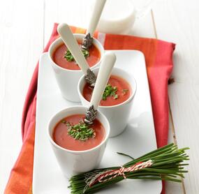 Geröstete Tomaten-Paprika-Suppe