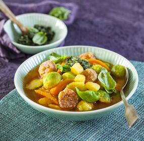 Rosenkohleintopf mit Salsiccia