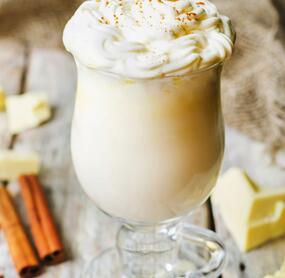 Weiße Schokolade mit Zimt