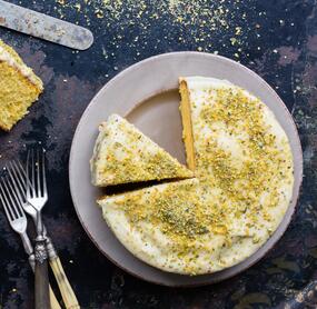 Der saftigste vegane Orangenkuchen mit Polenta