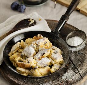 Kaiserschmarren mit Zwetschgenröster