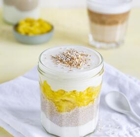 Ananasquark mit Amarant