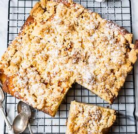 Apfel-Zimtstreusel-Blechkuchen