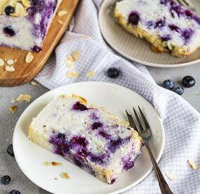 Blaubeer-Reiskuchen
