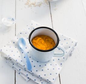 Kürbis-Graupen-Brei