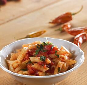 Scharfer Klassiker: Penne all’arrabbiata