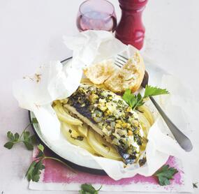 Gedünstete Zitronen-Dorade