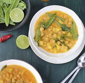 Indisches Kichererbsencurry