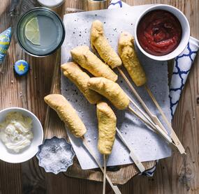 Corndogs wie in New York