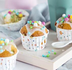 Saftige Konfetti-Muffins