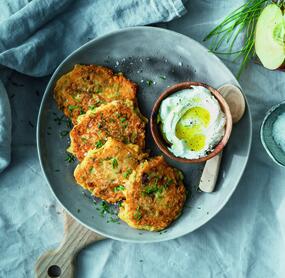 Herzhafte Apfel-Gorgonzola-Küchlein