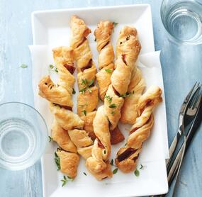 Thymian-Schinken-Stangen