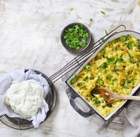 Überbackene Quarkspätzle