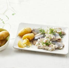 Jetzt ist Matjeszeit: Matjes mit Radieschensalat