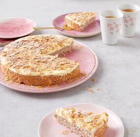 Schwedische Mandeltorte mit Vanillecreme