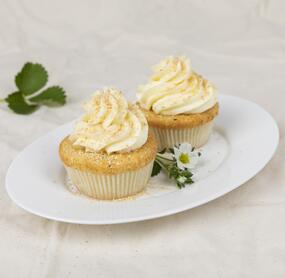 Kokosnuss-Cupcakes mit Kokosfrosting