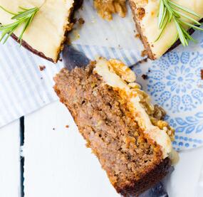 Karotten-Walnuss-Kuchen